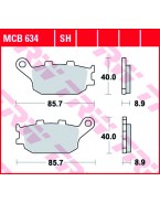 Placute de frana TRW MCB634