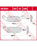 Placute de frana fataTRW MCB682SRT