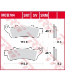 Placute de frana TRW MCB704SV