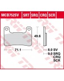 Placute de frana fata TRW MCB752SRT