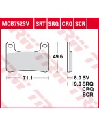 Placute de frana fata TRW MCB752SRT