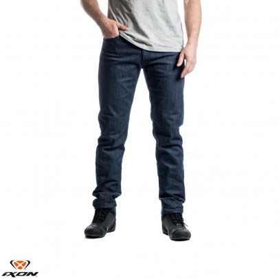 Blugi (jeans) moto barbati Ixon model Marco - Albastru inchis (Cordura® Denim)
