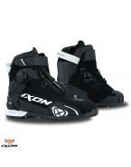 Ghete moto Roadster femei All Season Ixon model Bull 2 WP LS - Negru/alb