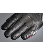 Manusi barbati Roadster vara piele/textil Ixon model RS4 AIR MS - Negru - degete tactile (carbon)