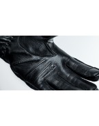 Manusi femei Urban/heritage vara piele Ixon model RS Nizo LS - Negru - degete tactile