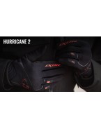 Manusi barbati Roadster vara Ixon model Hurricane 2 MS - Negru/rosu - degete tactile