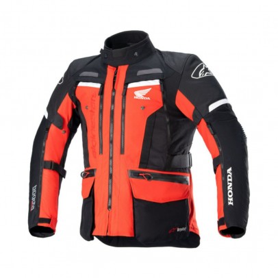 Geaca all season textil impermeabila ALPINESTARS HONDA BOGOTA PRO DRYSTAR - Negru/Rosu