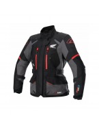 Geaca dama textil impermeabila Alpinestars HONDA STELLA ANDES V3 DRYSTAR - Negru/Gri/Rosu