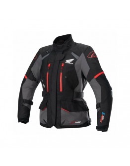 Geaca dama textil impermeabila Alpinestars HONDA STELLA ANDES V3 DRYSTAR - Negru/Gri/Rosu