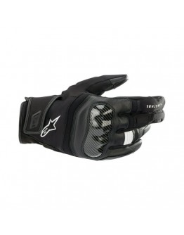 Manusi de piele sport impermeabile Alpinestars SMX-Z Drystar - Negru