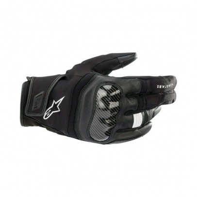 Manusi de piele sport impermeabile Alpinestars SMX-Z Drystar - Negru