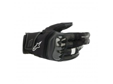 Manusi de piele sport impermeabile Alpinestars SMX-Z Drystar - Negru