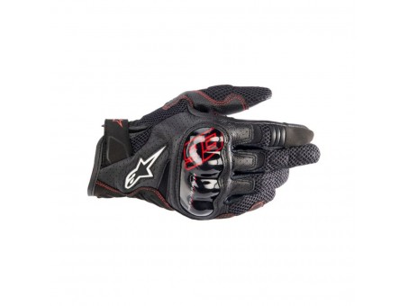 Manusi de piele vara ALPINESTARS MM93 RIO HONDO V2 AIR - Negru/Gri/Rosu