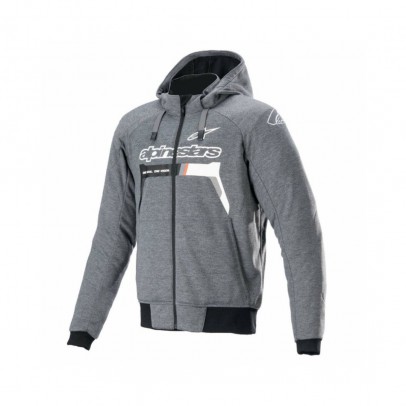 Hanorac de protectie ALPINESTARS CHROME IGNITION - Gri/Alb