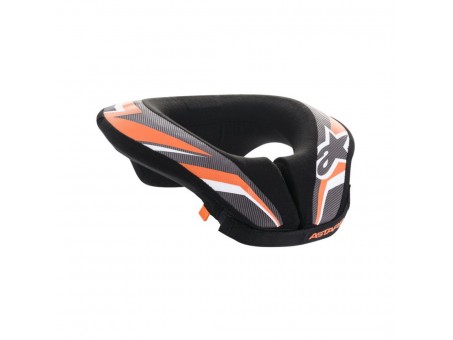 Protectie de gat pentru copii ALPINESTARS SEQUENCE YOUTH NECK ROLL - Negru/Portocaliu