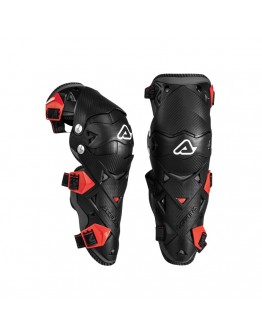 Set genunchiere ACERBIS EVO 3.0 - Negru/Rosu