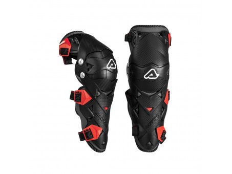 Set genunchiere ACERBIS EVO 3.0 - Negru/Rosu