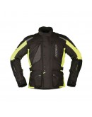 Geaca moto Modeka Aeris II - Negru,Galben fluo