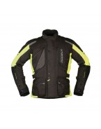 Geaca moto Modeka Aeris II - Negru,Galben fluo