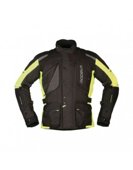 Geaca moto Modeka Aeris II - Negru,Galben fluo