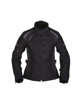 Geaca moto femei Modeka Amberly - Negru/Gri