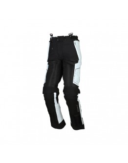 Pantaloni Moto Modeka Khao Air - Negru/Alb