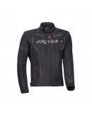 Geaca (jacheta) motociclete barbati Racing/Roadster Ixon mid-season model Striker MS - Negru