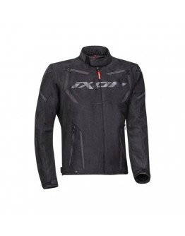 Geaca (jacheta) motociclete barbati Racing/Roadster Ixon mid-season model Striker MS - Negru