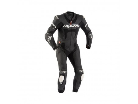 Costum (combinezon) motociclete barbati piele Ixon vara model Jackal MS - Negru