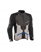 Geaca (jacheta) motociclete barbati Touring/Adventure Ixon All season model Ragnar MS: Negru/Antracit/Gri