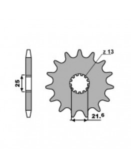 Pinion fata MTX - 564 17 SUZUKI DL 650 '04-'20, GSF 650 BANDIT '07-'15, SV 650 '99-'10 (+2) (56417JT) (pas 525)