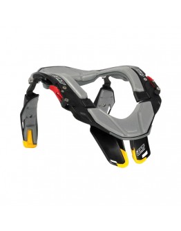 Protectie pentru Gat Leatt STX Road Neck Brace - Negru/Gri/Galben