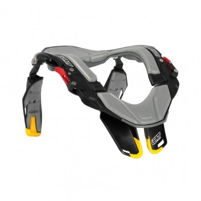 Protectie pentru Gat Leatt STX Road Neck Brace - Negru/Gri/Galben