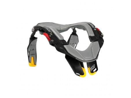 Protectie pentru Gat Leatt STX Road Neck Brace - Negru/Gri/Galben