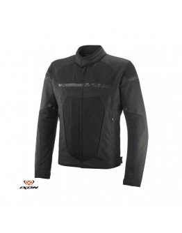 Geaca (jacheta) motociclete barbati Racing/Roadster Ixon All season model T-Rex MS - Negru