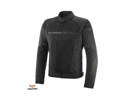 Geaca (jacheta) motociclete barbati Racing/Roadster Ixon All season model T-Rex MS - Negru