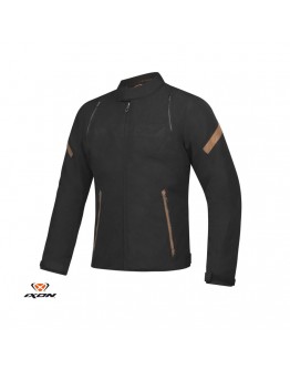 Geaca (jacheta) motobarbati Urban/Heritage Ixon mid-season model Striker Retro WP MS - Negru/Maro