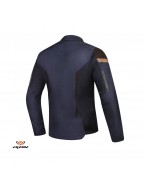 Geaca (jacheta) moto barbati Urban/Heritage Ixon mid-season model Striker Retro WP MS - Negru/Navy/Maro