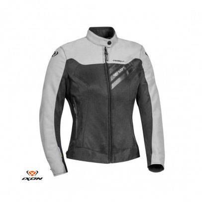 Geaca moto femei Racing/Roadster Ixon vara model Orion LS - Negru/gri