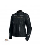 Geaca (jacheta) motociclete femei Racing/Roadster Ixon vara model Striker AIR WPL LS culoare: negru - Negru , 4XL