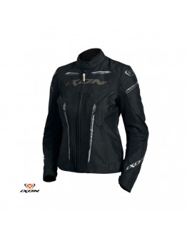 Geaca (jacheta) motociclete femei Racing/Roadster Ixon vara model Striker AIR WPL LS culoare: negru - Negru , 4XL
