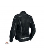 Geaca (jacheta) motociclete femei Racing/Roadster Ixon vara model Striker AIR WPL LS culoare: negru - Negru , 4XL