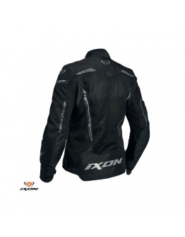 Geaca (jacheta) motociclete femei Racing/Roadster Ixon vara model Striker AIR WPL LS culoare: negru - Negru , 4XL