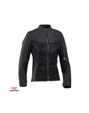 Geaca (jacheta) motociclete femei Racing/Roadster Ixon vara model Fresh LS - Negru