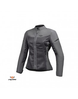 Geaca (jacheta) motociclete femei Racing/Roadster Ixon vara model Fresh LS culoare: gri - Gri , L