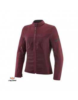 Geaca moto femei Racing/Roadster Ixon vara model Fresh LS - Burgundy (visiniu)