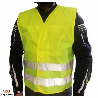 Vesta reflectorizanta universala Ixon model Gilet Safer Mix - Galben fluor (marime universala)