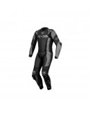 Costum (combinezon) motociclete barbati piele Ixon vara model Vortex 3 MS - Negru