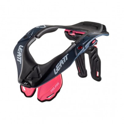 Protectie pentru Gat Leatt Neck Brace 5.5 - Negru/Coral