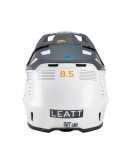 Set Casca cross-enduro LEATT MOTO 8.5 V23 + Ochelari protectie VELOCITY 5.5, KIT METALLIC - Gri/Alb